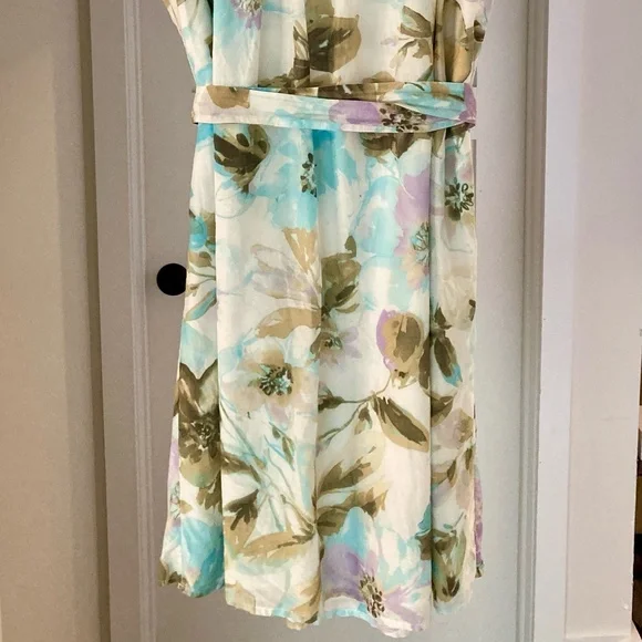 Tommy Bahama Cotton & Silk Floral Dress - Picture 5 of 10